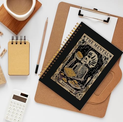 Carnet de notes à spirales pour vos recettes de pâtisserie witchy