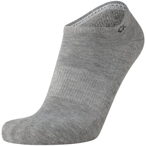 Image of Calvin Klein Mens No Show Socks - 6 Pack Soft Cotton Blend Cushioned Athletic Low Cut Socks for Men for Sports and Running