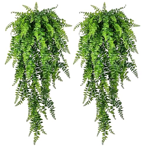 2 Pack Reptile Plants, Artificial Hanging Vines Plants, Terrarium Hanging Plant, Artificial Leaves Reptile Hide with Suction Cup, Reptile Tank Habitat Decorations for Bearded Lizards Dragons Snake - Image 7