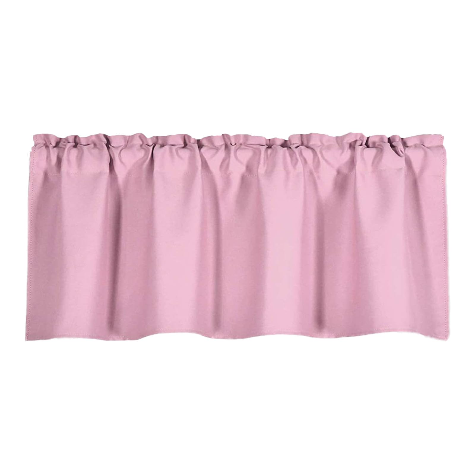Carotoe C Arotoe Blackouts Short Urtain Rod Pocket Top Light Filtering Valance For Bedroom Living Room Enhances Home Decors Privacy Bedroom Window Overings