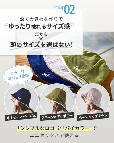 [tot/now] 公式 サウナハット タオル トットノウ 美容師が作った髪とお肌をまもるサウナハット メンズ レディース【2層式断熱構造】 髪のダメージケア 呼吸しやすい 蒸れない 大きめ 深くかぶれる 簡単洗濯 グレー×アイボリーN 4枚目