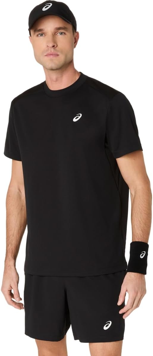 ASICS Men's Court Short Sleeve TOP Tennis Apparel