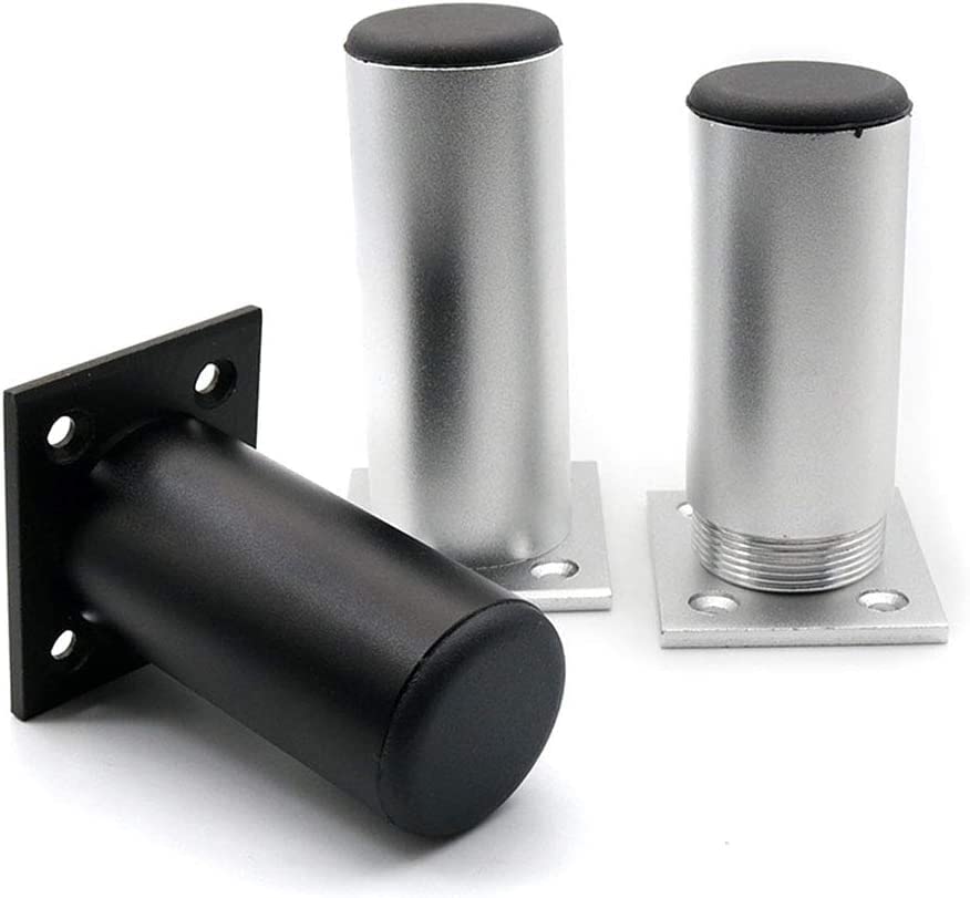 MSOBAIWFurniture Feet Metal Cabinet Furniture Leg Metal Table Legs for Worktop Kitchen Desk