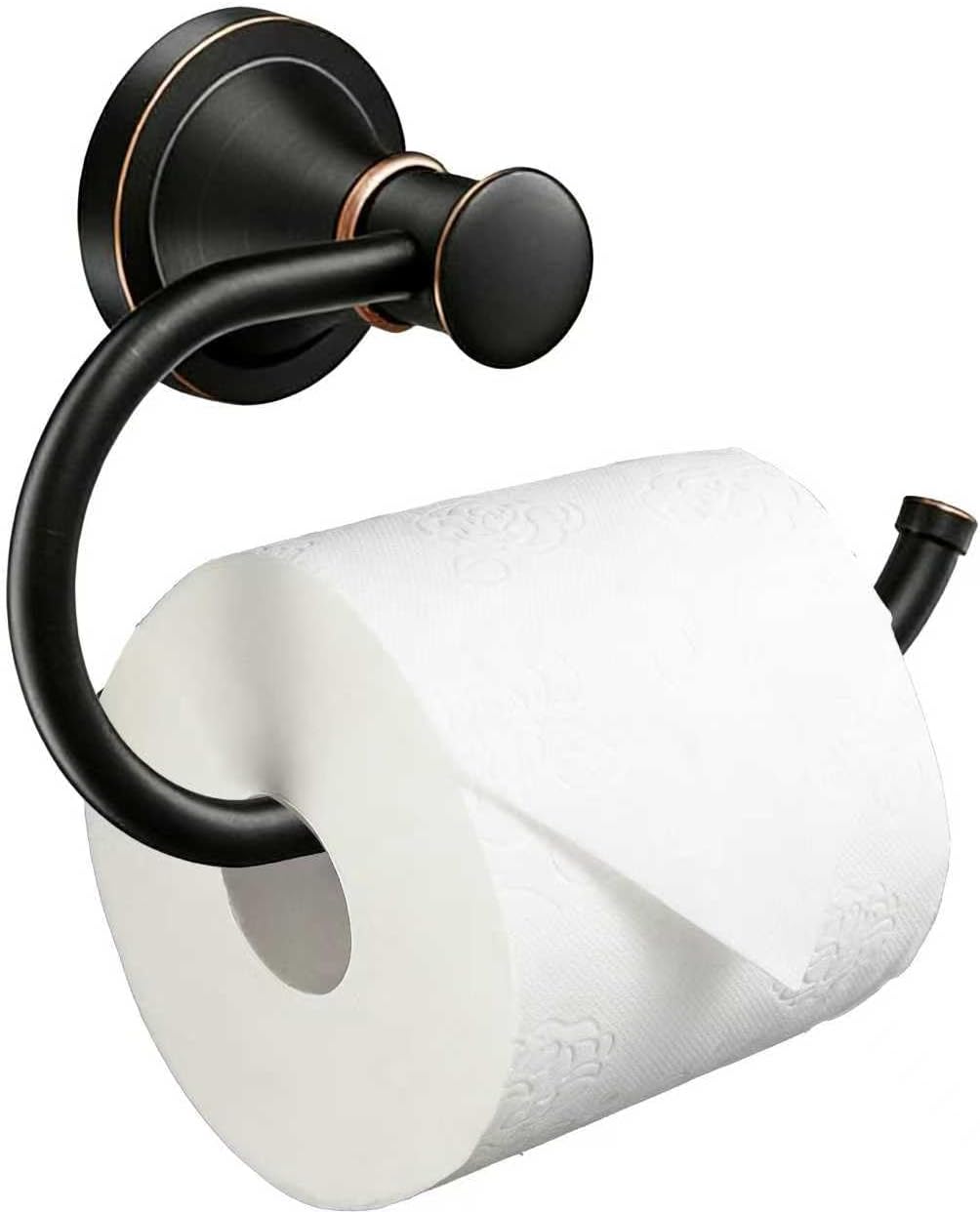 Oil Rubbed Bronze Toilet Paper Holder Bathroom Accessories Rotary Toilet Paper Reel European Wall Mount Rustproof (Oil Rubbed Bronze)