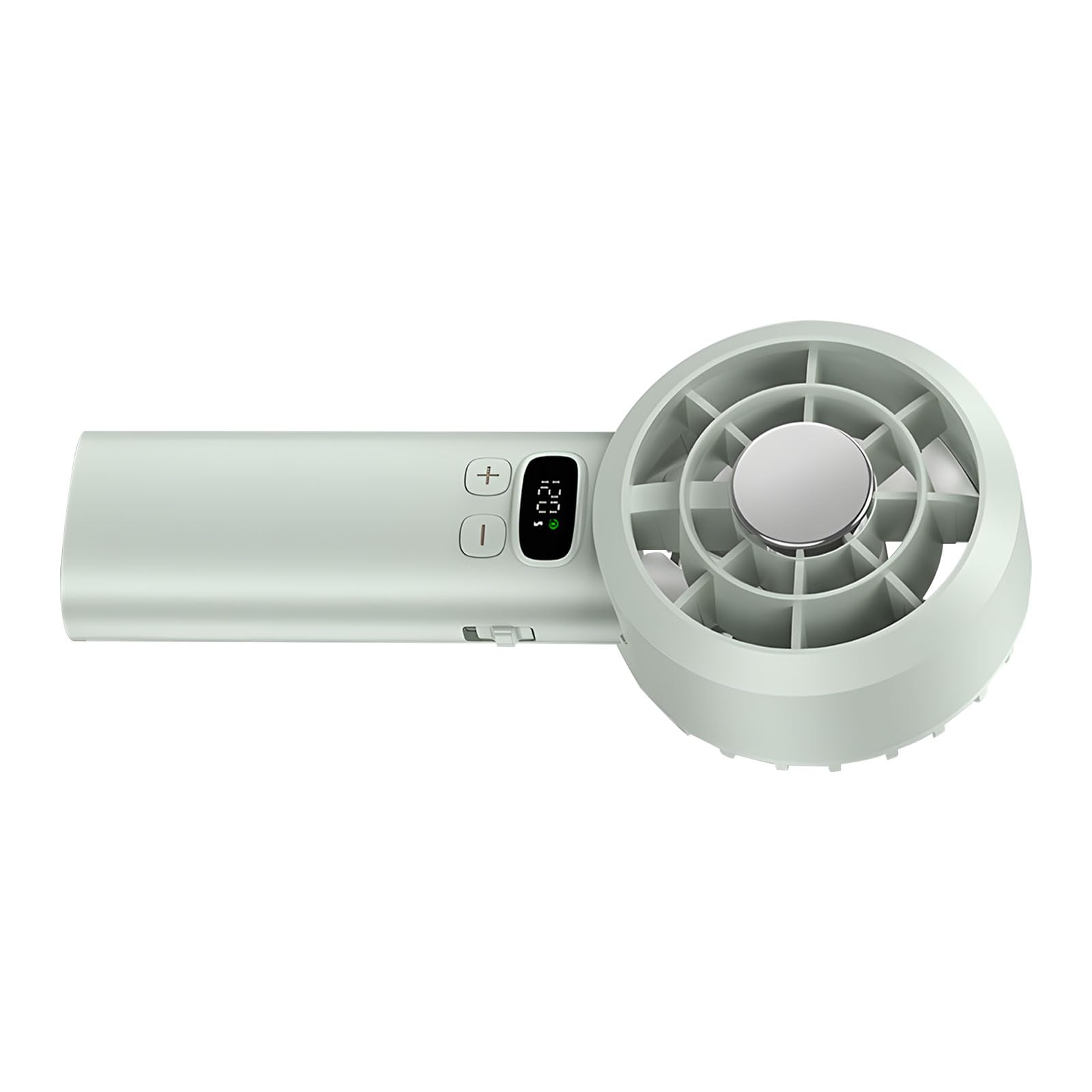 Elnwnnkc Sized Cooling Fan 1200mAh Battery Capacity and 120 Wind Modes Multi Corner Desktop Fan