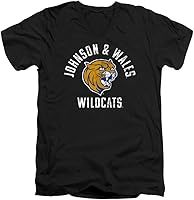 Vista 2 de Johnson & Wales University - Camiseta unisex con cuello en V para adultos