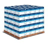 Hammermill Copy Paper, Great White 30% Recycled, 8.5 x 11, Letter, 20 lb, 92 Bright, 1 Pallet / 80 Cartons - Made In The USA