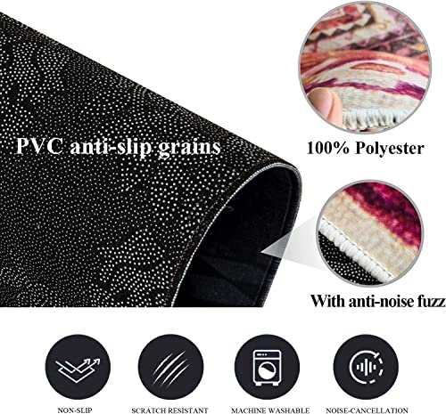 Esbant Gaming Chair Mat For Carpeted Floors Octagon Office Chair Mat For Carpet Computer Chair Mat For Hardwood Floor, Anti Slip, Polyester (Color : C, Size : 120Cm) #TOP2