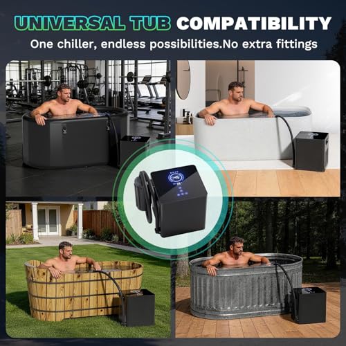 Image of Cold Plunge Chiller, 1 /2HP Ice Bath Chiller Pro for Any Tub