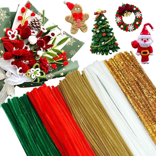Pipe Cleaners for Craft Christmas Tree, Christmas Decoration Item...