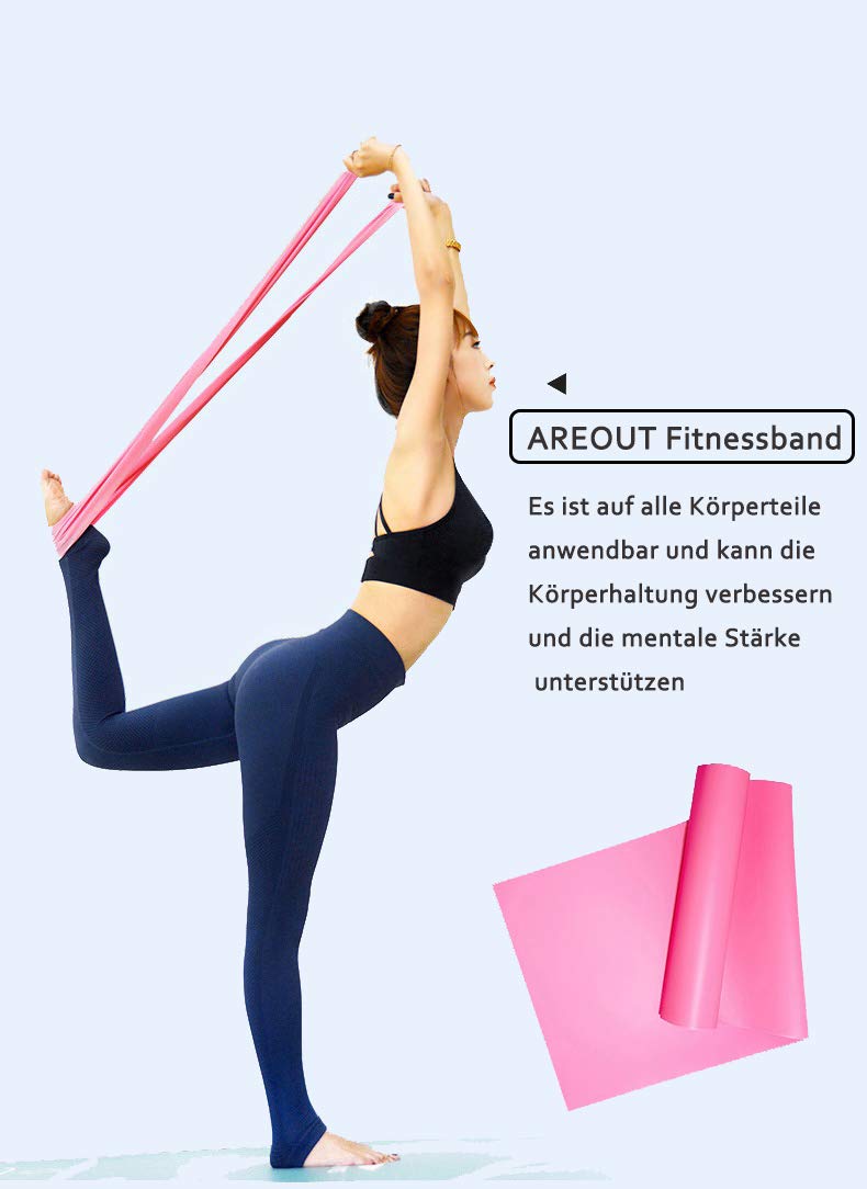Fasce Elastiche Resistenza Pull Up – Set Per Yoga, Pilates, Riabilitazione E Allenamento Casa