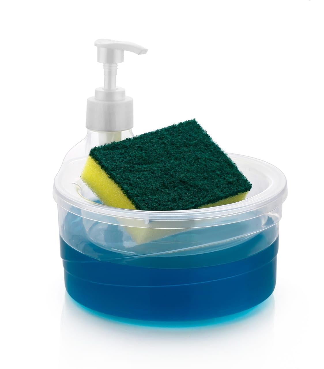NIAN Double Layer Plastic Liquid Dispenser 1000 Ml For Washing And Bathroom Accessories Dishwasher Liquid Holder Liquid Dispenser Pump With Sponge Holder For Kitchen (B0D395MWVD) Amazon Price History, Amazon Price Tracker