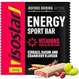 Isostar Barres Energy Sport Saveur Céréales Et Cranberry – Barres Énergétiques, Sour...