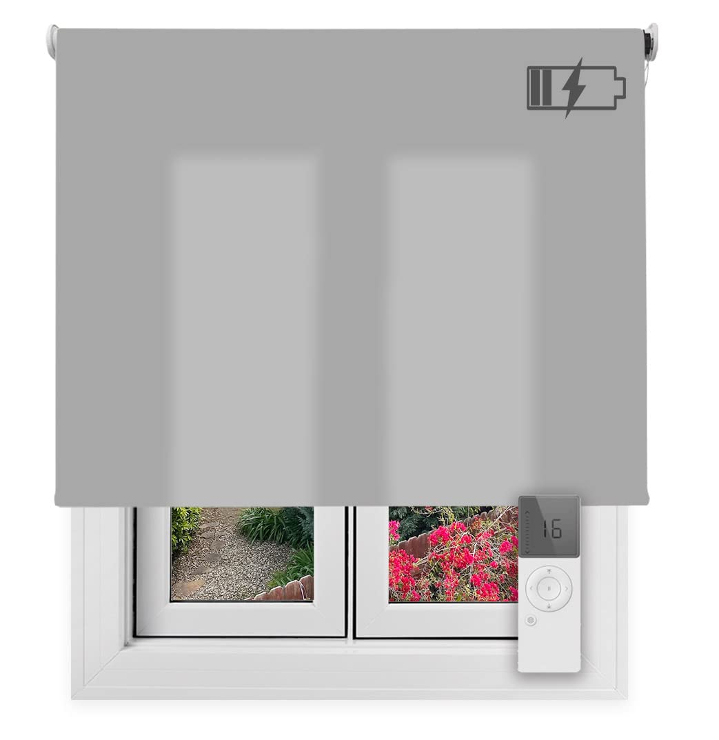 SmartRoll Battery.Estor Enrollable con batería Recargable.Mando a Distancia.Opción Wi-Fi con Puerta de Enlace Zigbee(no incluida).Ajustamos a Medida, sin Cargo y con una Llamada.Medidas Ancho x Alto.