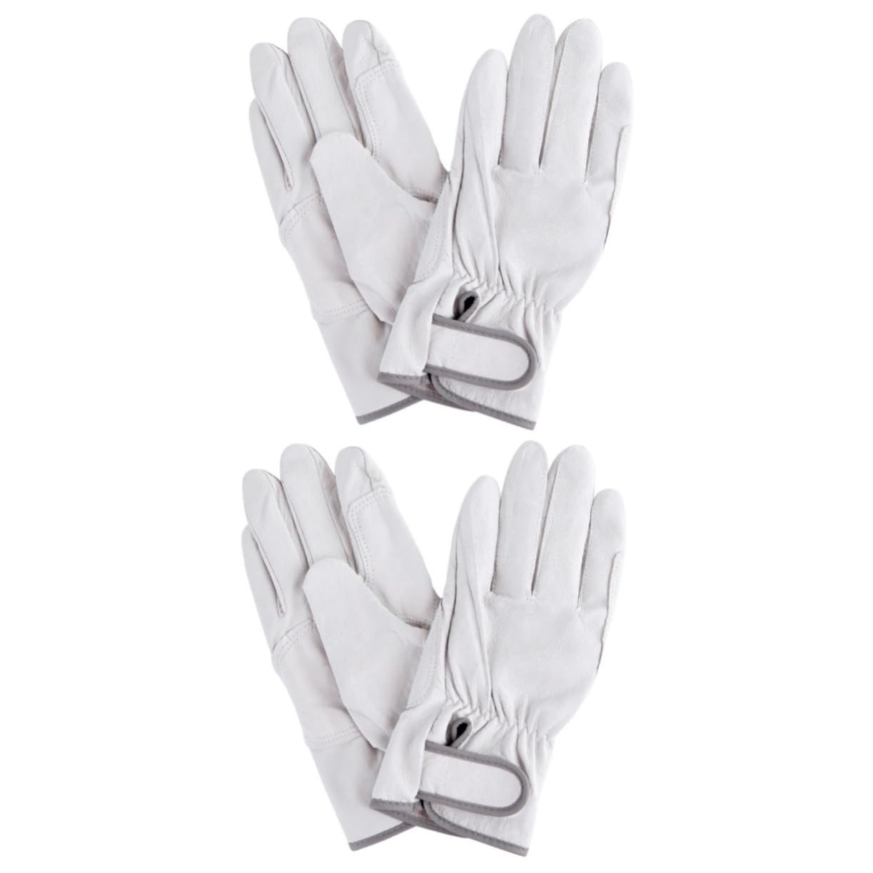 jojofuny 2 Pares De Guantes De Cuero De Trabajo Guantes De Forja Resistentes Al Fuego Guantes De Soldadura Con Palo Guantes De Barbacoa Para Soldar Pegatinas Para Niños Guantes De Trabajo