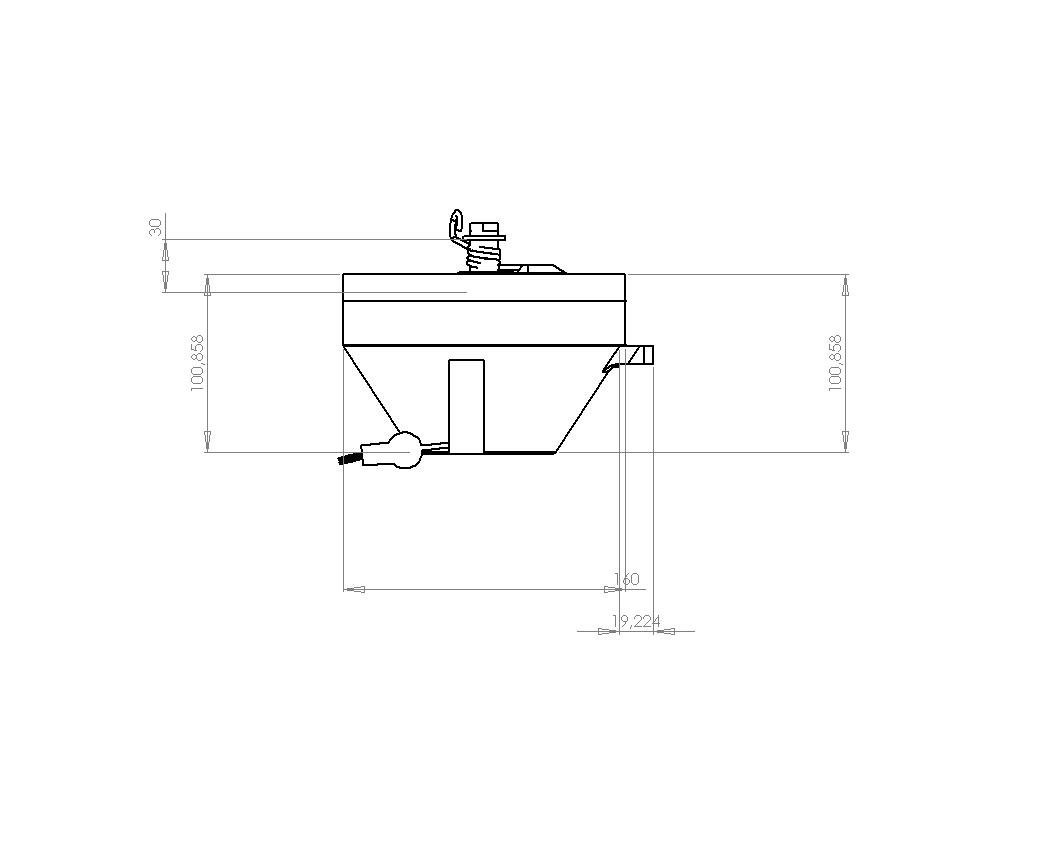 Bilanciatore BS4NY portata 13,0/19,0 kg cavo 2,10 mt nylon