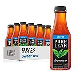 Pure Leaf Iced Tea, Sweet Tea, Real Brewed Tea, 18.5 Fl Oz Bottles (Pack of 12)