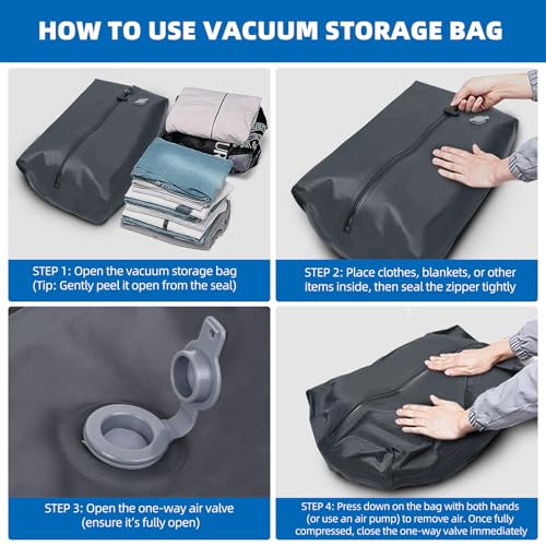 Vacuum Backpack Travel Seal Compression: Vacpack with Electric Air Pump Carry on Expandable Back Pack System for Laptop Hiking Business Water Resistant Lightweight Black4