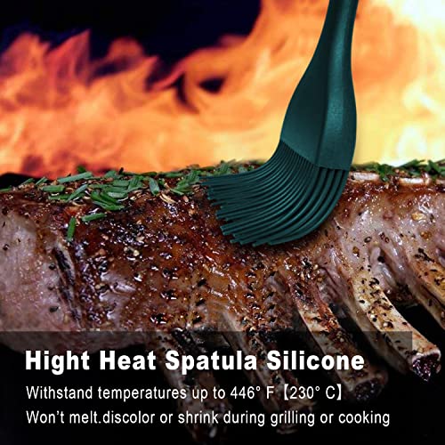 Image of Walfos 600℉ Heat Resistasnt Basting Brush, BPA Free Silicone Pastry Brushes for Cooking, Spread Oil Butter Sauce for Baking Kitchen BBQ Grill, Dishwasher Safe, 2 Size (Large and Samll)