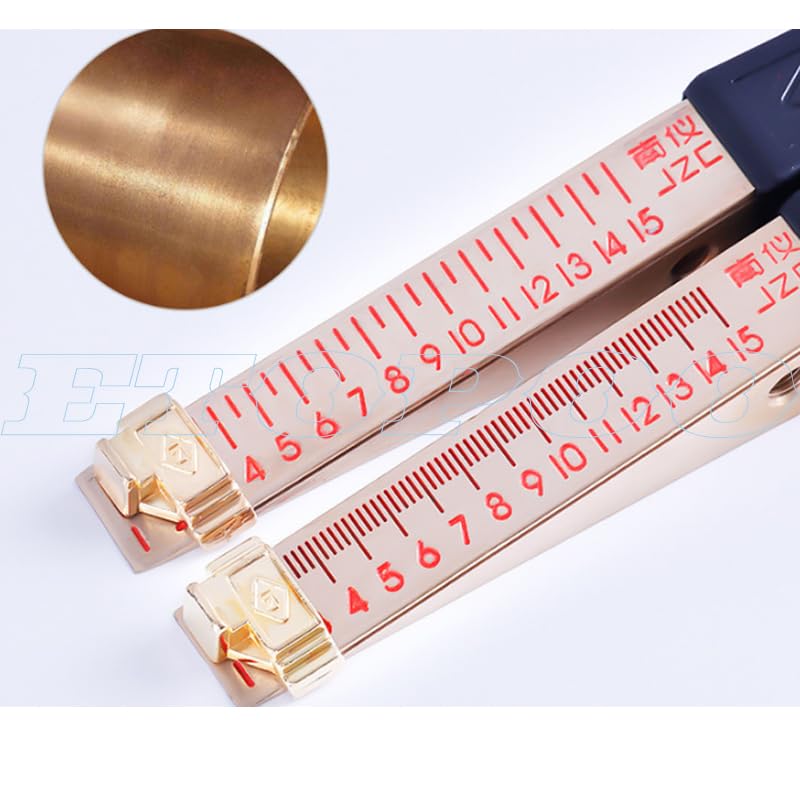 Juego de galgas de espesores, Calibre cónico de 1 a 15 mm, 0,5 a 10,4 a 6,2 a, calibre soldadura cónica, separación, cuña, espesores inserción