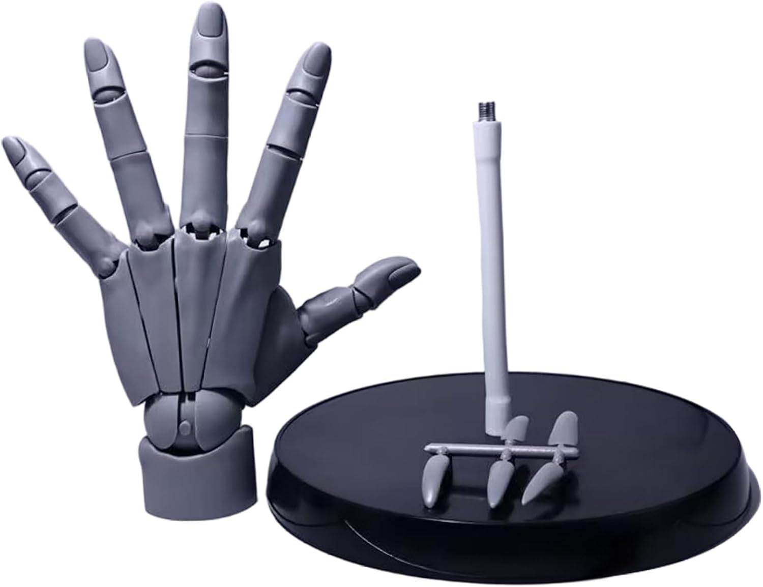 Hand Model 1:1 Articulated Flexible Left Mannequin Hand 14 Inch PVC Poseable Mannequin for Artists, Painting, Displaying, Desk Decor
