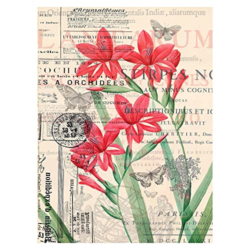 Pintoo Jigsaw Puzzles 300 Piece for Adults - Floral Pattern Easy Storage Snug Interlocking Plastic Puzzle No Glue Required [H1583]