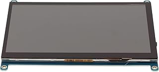 Para monitor de tela raspi de 7 polegadas, 1024x600 ips tela ips monitor de tela hdmi de cores precisas para raspi 4 3 2,3 modo de aplicação, alimentado pela porta usb