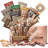 Oh!mysnacks Protein Hamper - Snack Gift Box of High Protein Low Calorie Snacks | Healthy Snacks for Adults | Protein Snack Selection in a Luxury Gift Hamper | High Protein Snacks (30 Snacks)