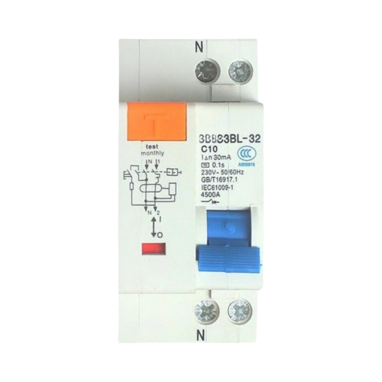 Disjoncteur petit C3BL-32C/D 1P+N 32A électricité tableau modulaire rail
