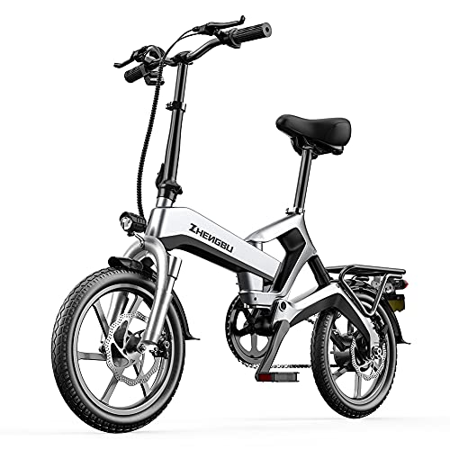 SISI ã€”K6ã€• 16" Folding Electric Bicycle 400W Motor Lightweight Magnesium Alloy E-Bike,Electric Bikes 21Mph with 48V/10.4AH Lithium-Ion Battery
