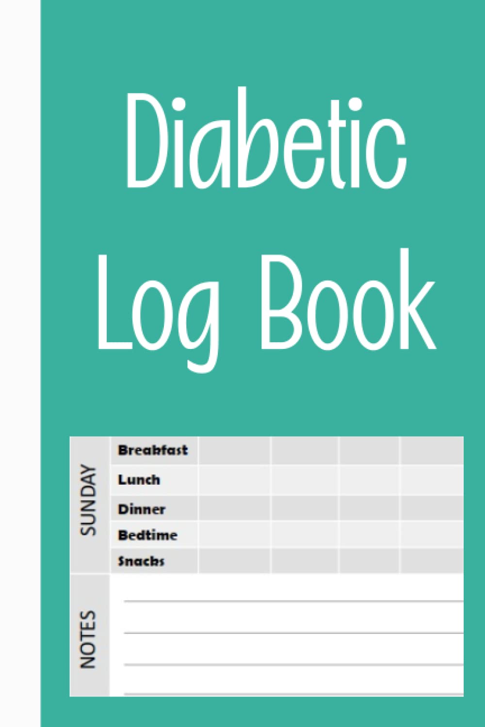 Diabetic Log Book: Lilly diabetes log book Daily Blood Glucose Record Journal, 6x9, 120 pages.