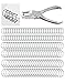 ZITFRI 150PCS Buchringe 3 Größen 20mm 25 mm 30 mm Buchbinderinge mit Lochzange 6mm Loch Loseblatt Verbinder Binder Ringe Silber Metallringe Karteikarten Ringe Buchringe mit Lochstanzer Buch mit günstig Kaufen-ZITFRI 150PCS Buchringe 3 Größen 20mm 25 mm 30 mm Buchbinderinge mit Lochzange 6mm Loch Loseblatt Verbinder Binder Ringe Silber Metallringe Karteikarten Ringe Buchringe mit Lochstanzer