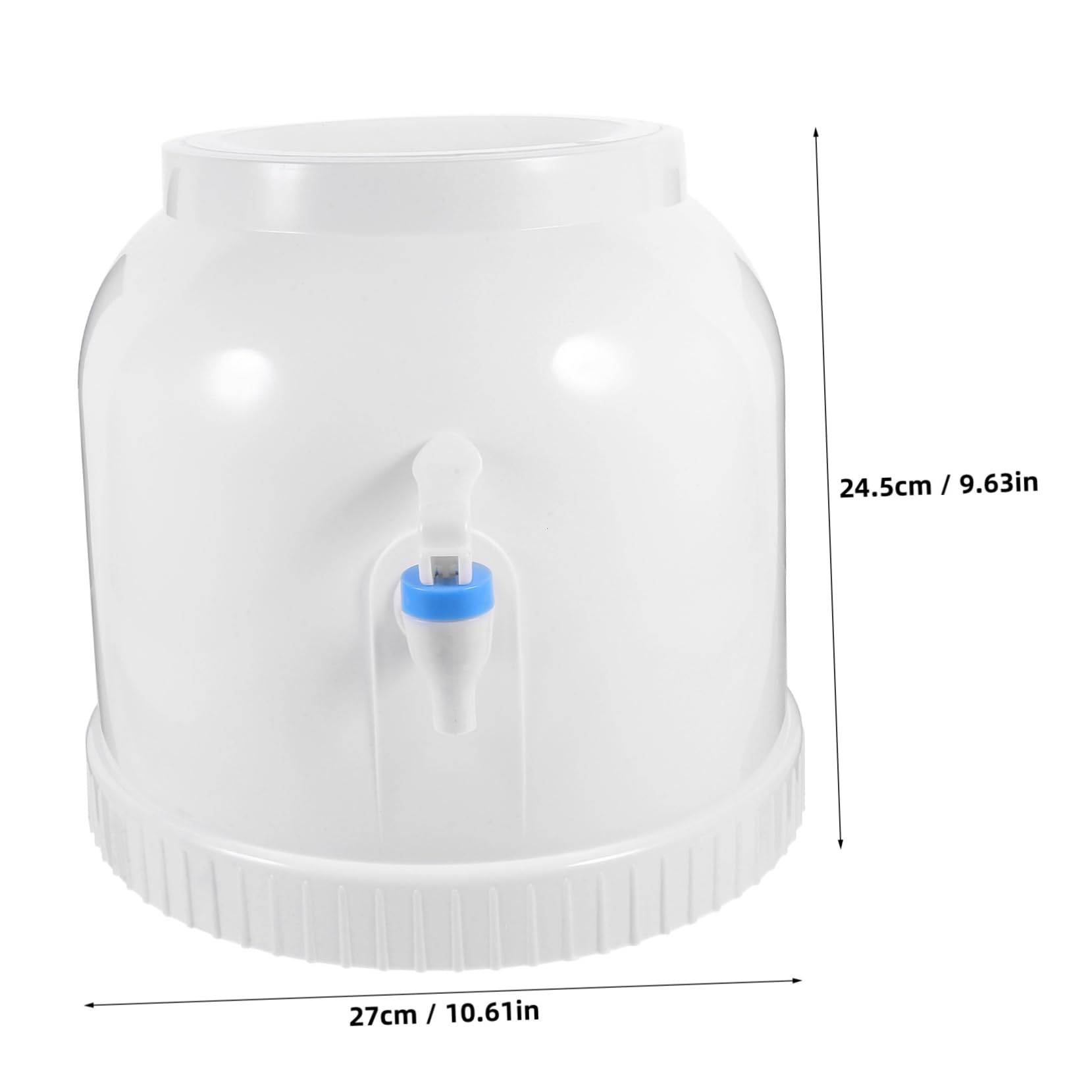 Distributore D'acqua da Tavolo, Supporto per Boccione Bianco in Plastica
