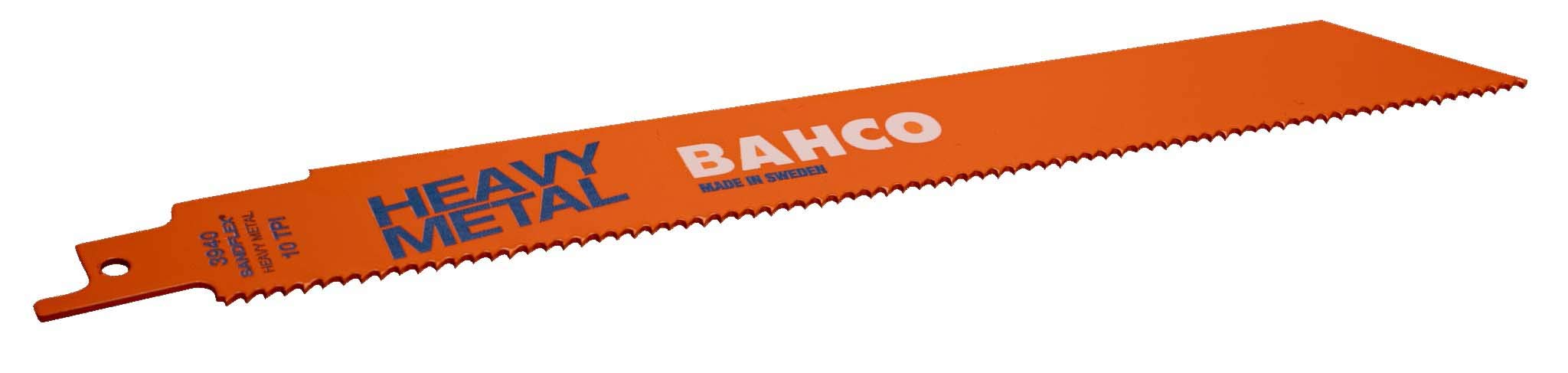 Bahco Sandflex Standard-Bimetall-Blätter-Satz für Schwermetalle 10 ZpZ, 300 mm - 2 Stk/Einzelhandelsverpackung