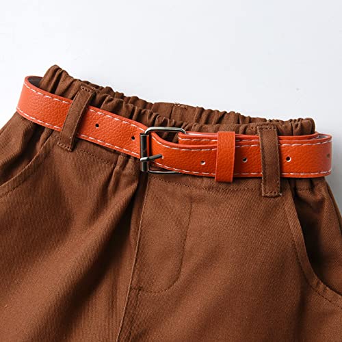 Roupas para meninos recém-nascidos, camisetas de manga curta, shorts com cinto de gravata, roupas in