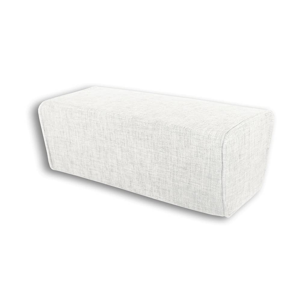 Oreiller rectangulaire 45x15cm pour soulager le dos sur canapé en bois