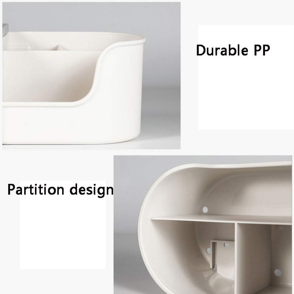 Toothbrush Holder, Automatic Toothpaste Dispenser - Wall Mounted Without Holes, Multi-Functional with 4 Cups for Family Washroom Bathroom