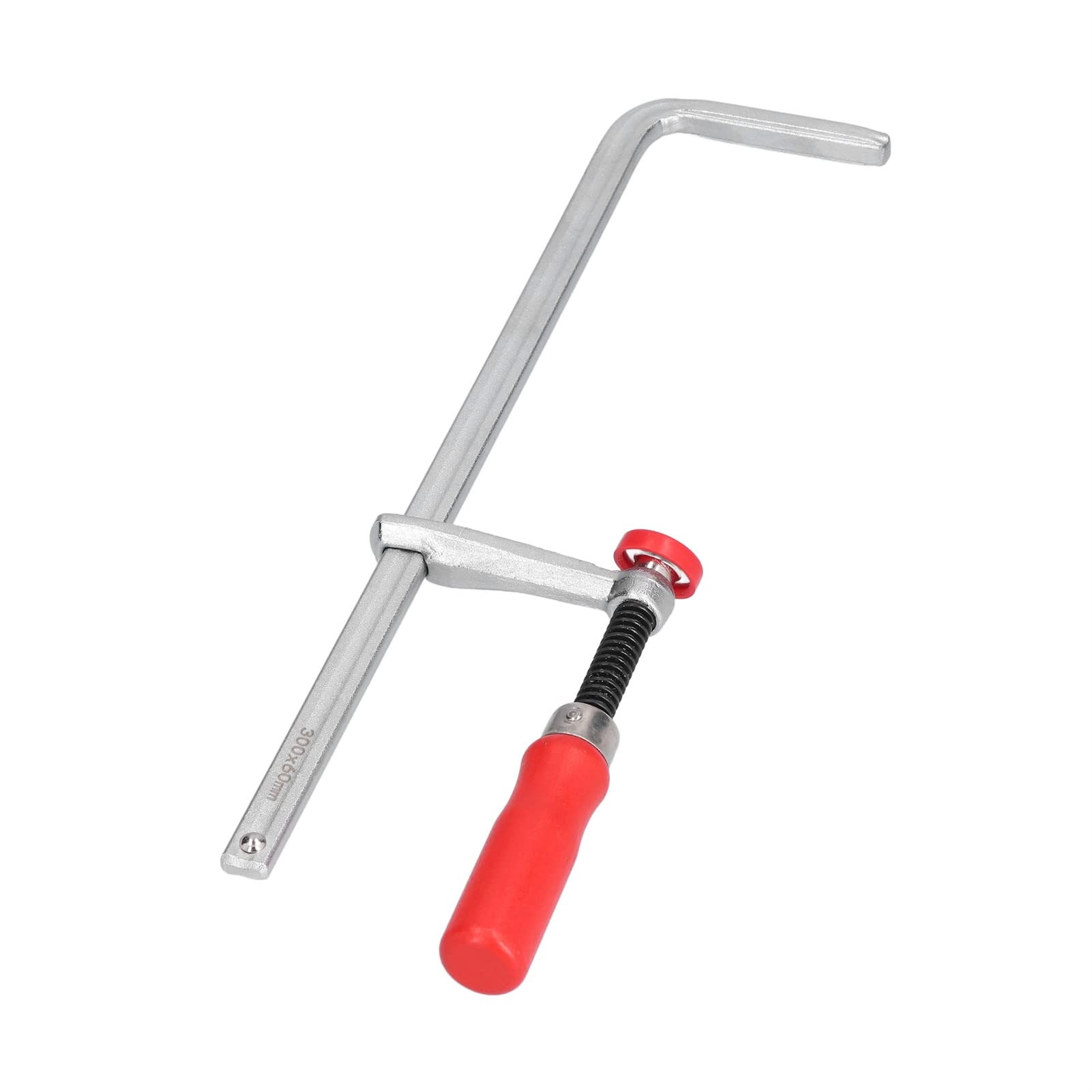 Abrazadera de barra F, abrazaderas ajustables de aluminio antideslizantes para carpintería con mango de álamo para banco de trabajo de carpintería DIY (300 * 60mm)