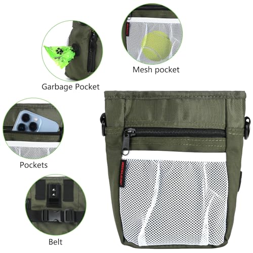 Dog Treat Pouches for Pet Training with Magnetic Closure Treat Pouches for Pet Traininglarge Dog Treat Training Pouch and Dog Clickertraining Treat Pouch Builtin Poop Bag Dispensergreen  Cucciolini Doodles Dog treat pouches for pet training with magnetic closure treat pouches for pet traininglarge dog treat training pouch and dog clickertraining treat pouch built in poop bag dispenser green   cucciolini doodles