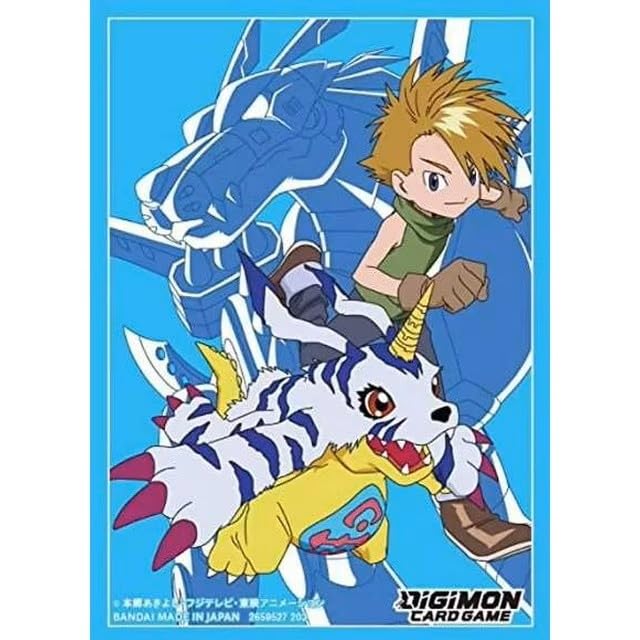 gabumon digimon card Trading Supplies - Deck Sleeves Features the iconic Gabumon Aromatic Energy | Vivid Options:Black Bolt Sticker Collection Set Name_Maze of Millennia