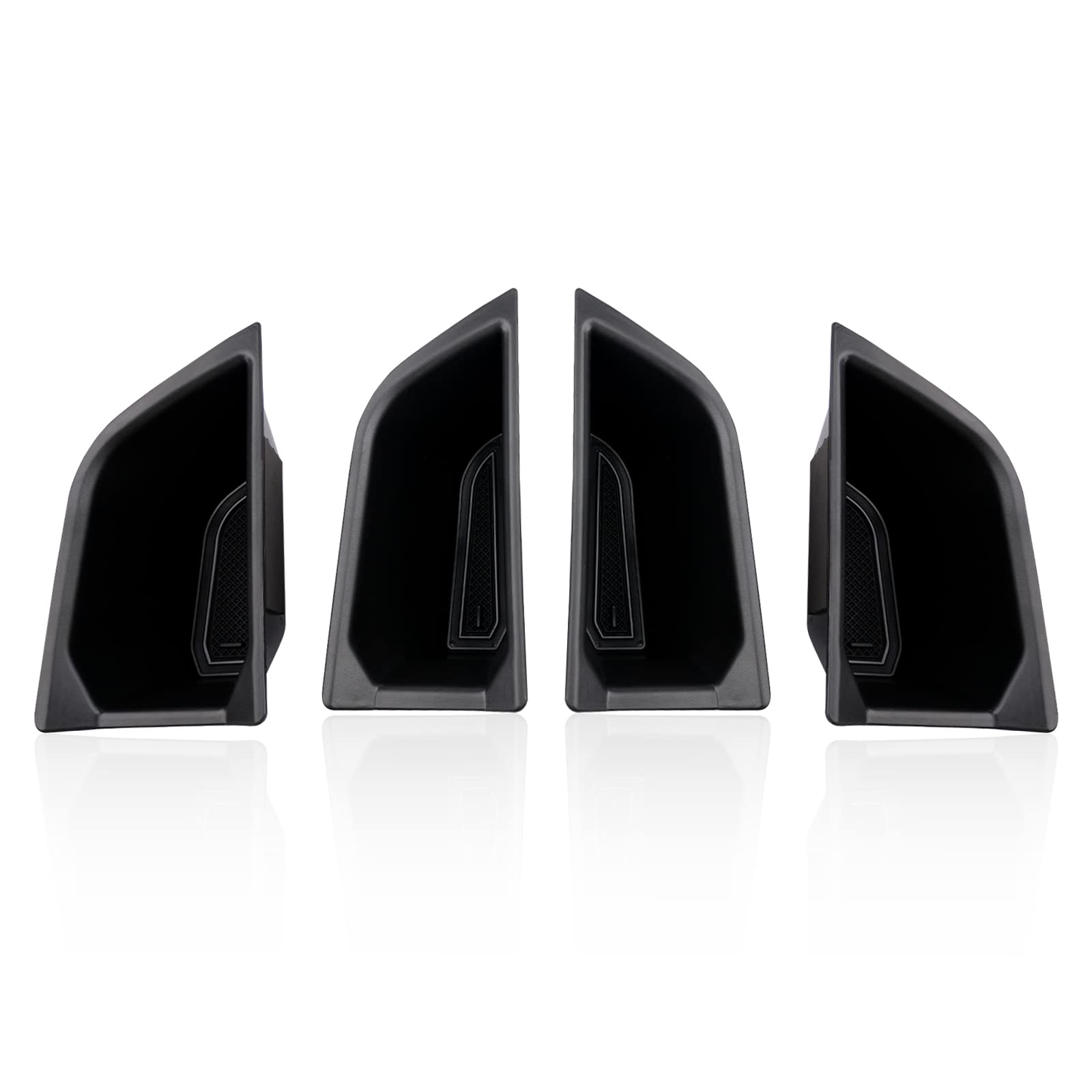 GAFAT Compatibile con Audi Q4 e-tron EV Electric 2021-2025 2026 Scatola Portaoggetti, Q4 etron Sportback Organizer Ffibbia Porta Vassoio, Accessori Q4 etron [Un Set di 4 Pezzi]