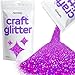 Hemway Craft Glitter 100g 3.5oz Ultrafine 1/128" .008" 0.2MM (Purple Holographic)