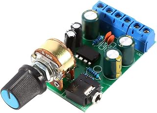 Stereo Portable TDA2822M Power Amplifier Board 3.5mm Audio Amp Board for Tape Recorder Computer Speaker