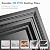 Art3d Drop Ceiling Tiles 48x24, Decorative PVC Ceiling Panels, Waterproof Rustproof and Durable 12-Pack, Glue Down, Rectangular Black