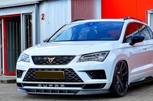 Aileron avant noir brillant Cupra Ateca spoiler bas de caisse 5FP