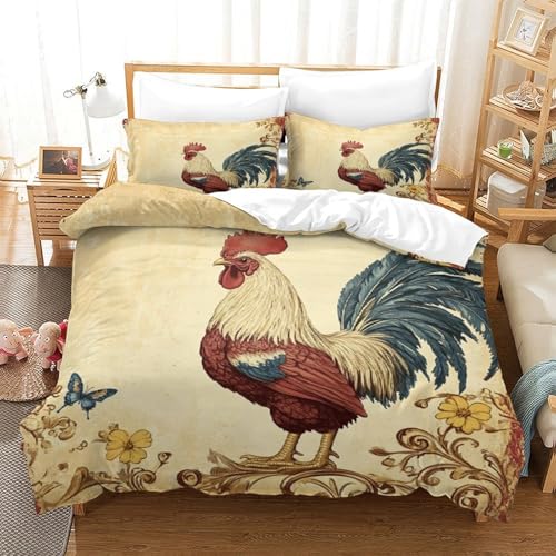 Housse de Couette Carte Ancienne 200x200 Lit Double Microfibre Voyage