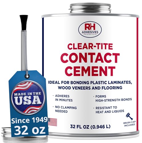 Clear-Tite Contact Cement, 32 oz. can - Laminate Flooring,