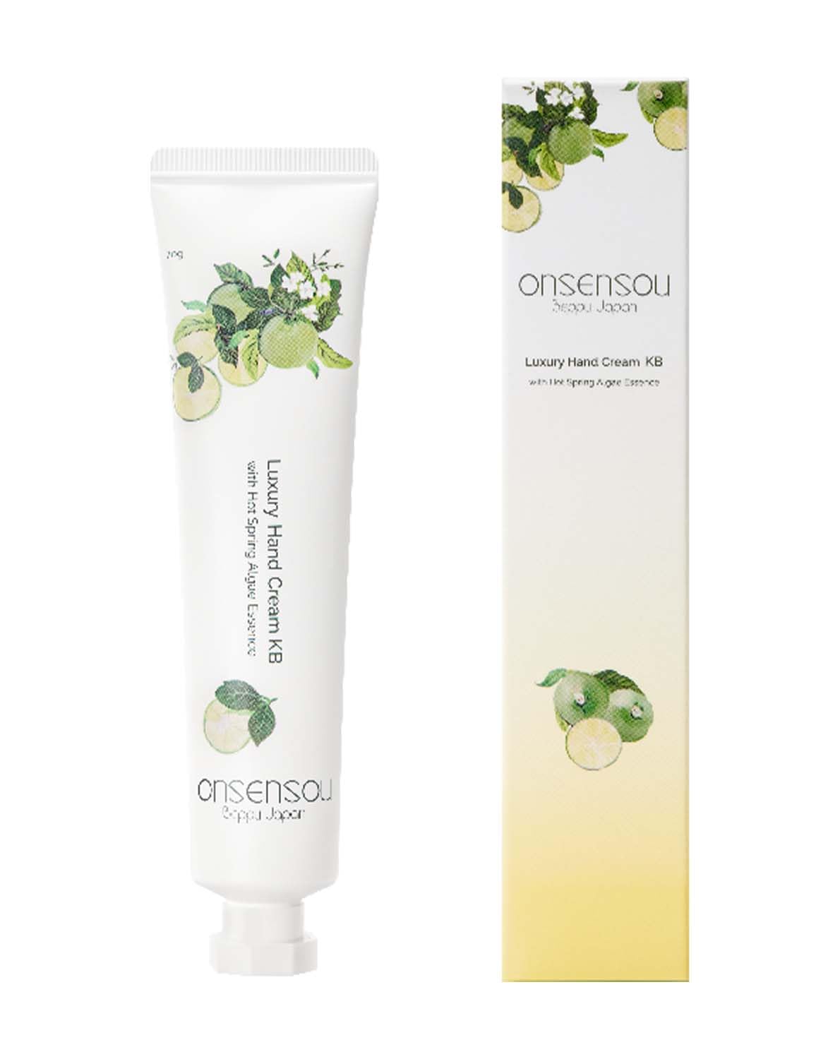 Luxury Hand Cream with Hot Springs, 2.5 oz (70 g), Cabos, Yuzu Scent, Shea Butter Blend, Moisturizing Care, Made in Japan