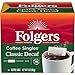 Folgers Coffee Singles Medium Roast Decaf Coffee Bags, 19 Count (Pack of 6)