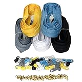 abrigo gris cremallera En total, este juego incluye 14 metros de cinta de cremallera, 2,8 metros de cada color.